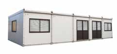 仮設ハウス 20型タイプ（5連棟20坪）